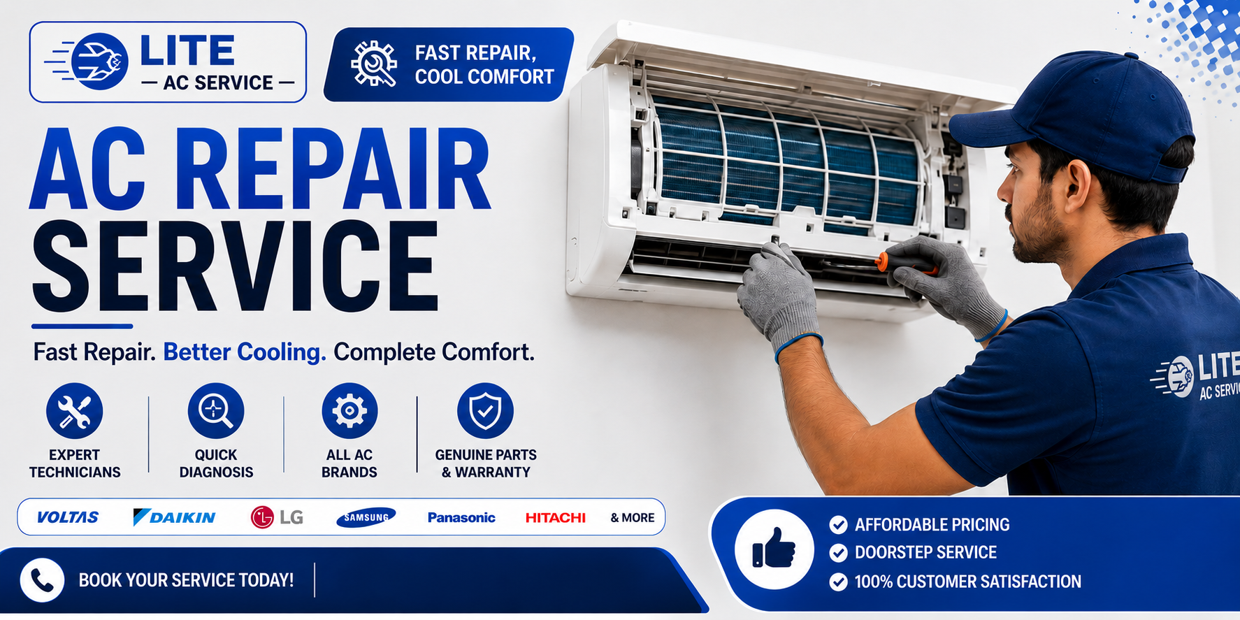 Super Cool Service Center Banner 1